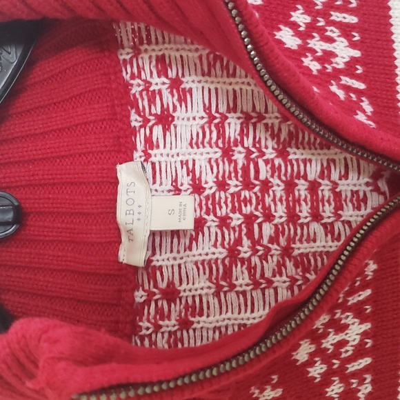 Talbots Womens Zipper Down Sweater Size Small - Picture 7 of 7